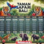 Jadwal Show Taman Safari Bali 2026