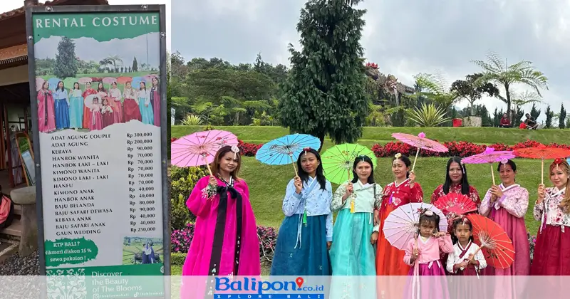Harga Sewa Baju The Blooms Garden Bali